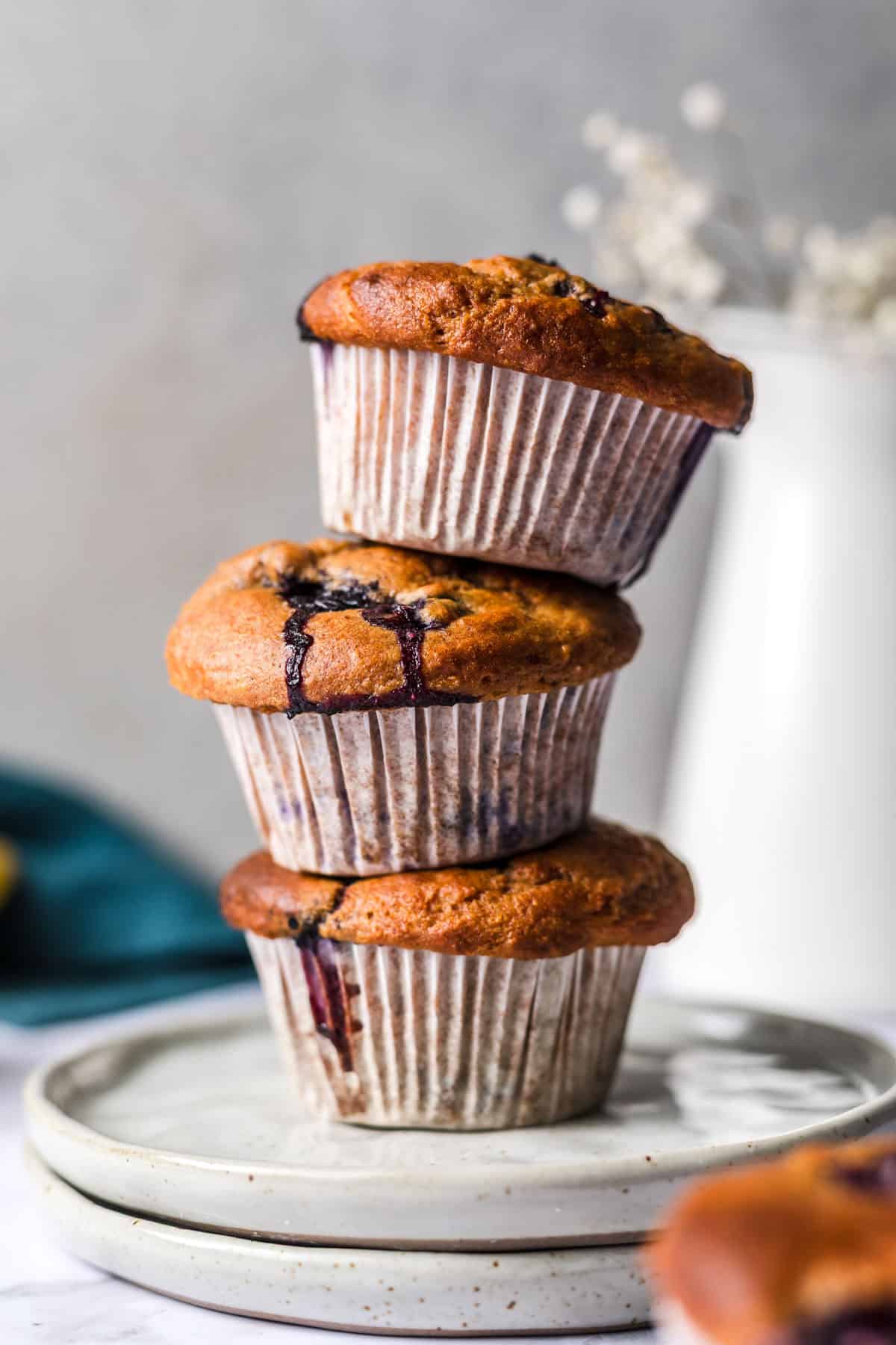 gesunde vegane heidelbeer muffins ohne zucker