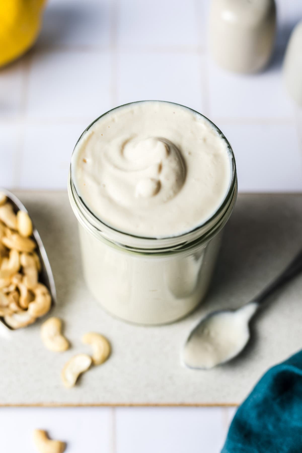 selbstgemachte vegane tofu mayo