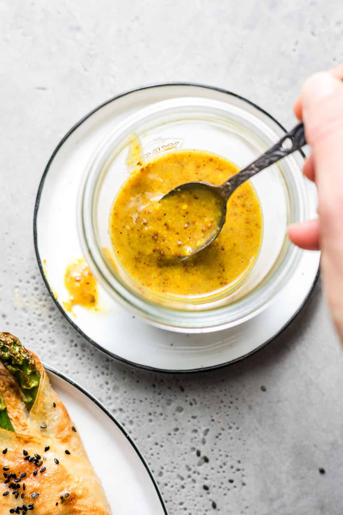 veganes honig senf dressing selbstgemacht