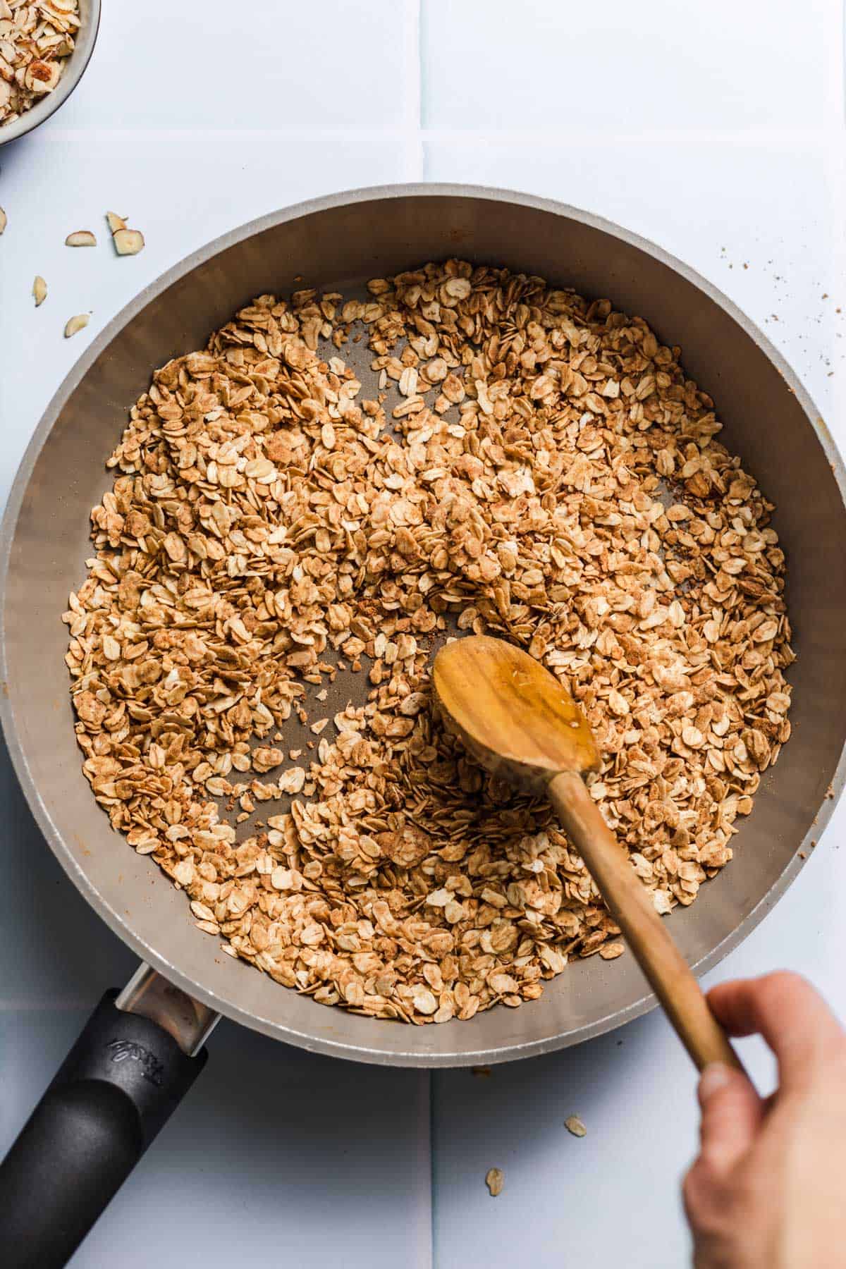 granola aus der pfanne selber machen