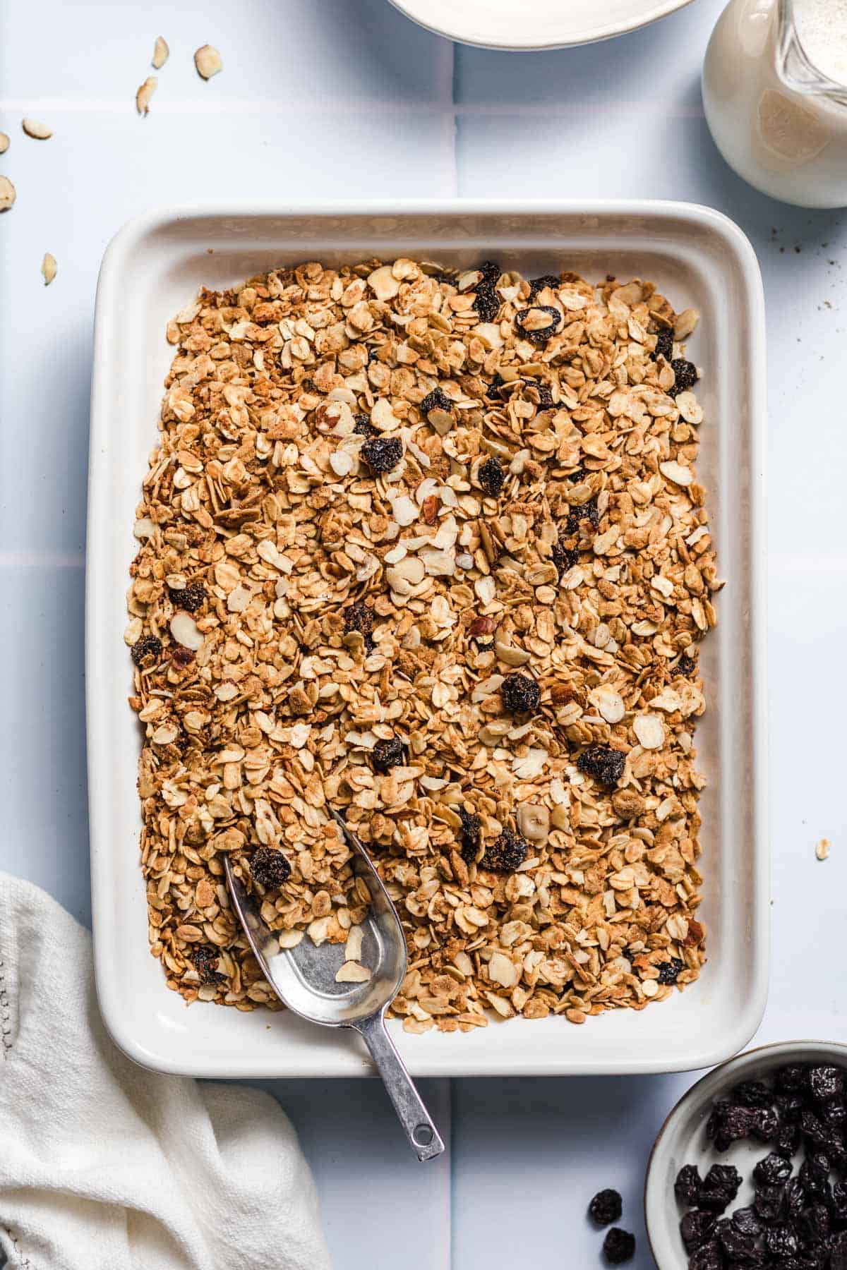 knuspriges veganes müsli mit nüssen ohne zucker