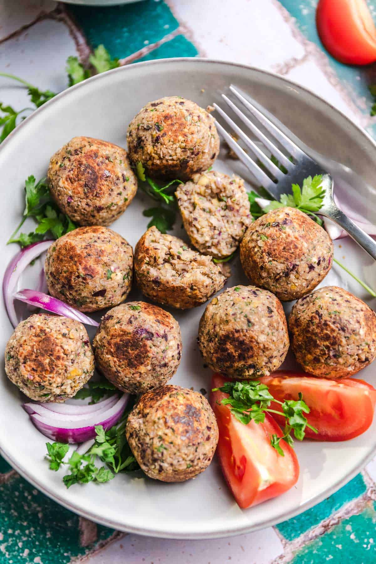 griechische fleischbällchen vegan aus bohnen
