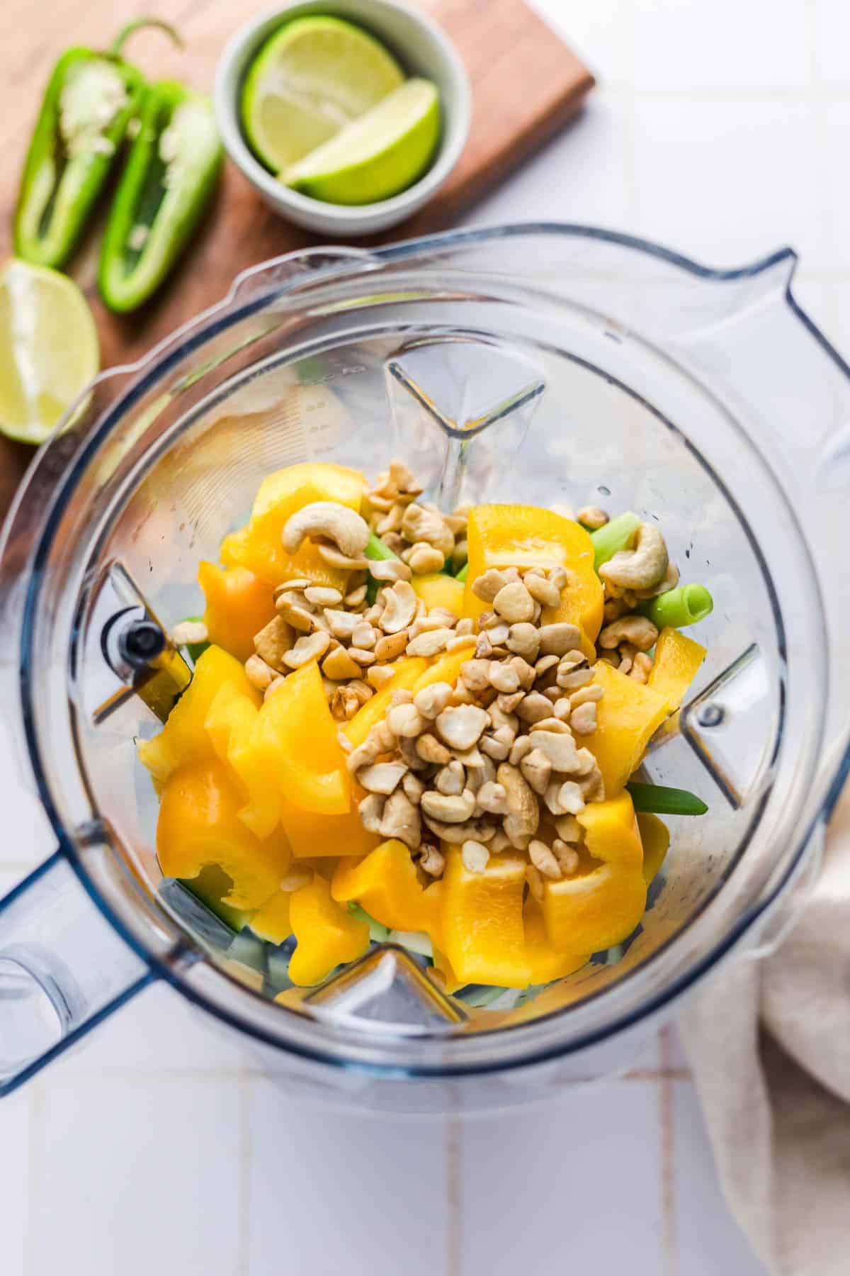 zubereitung gazpacho im mixer
