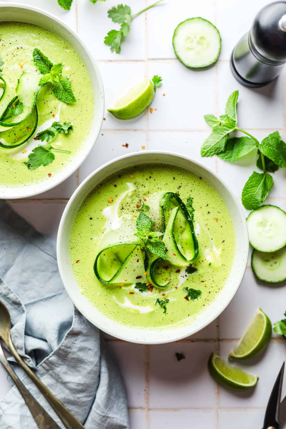 rezept für gurkensuppe kalt
