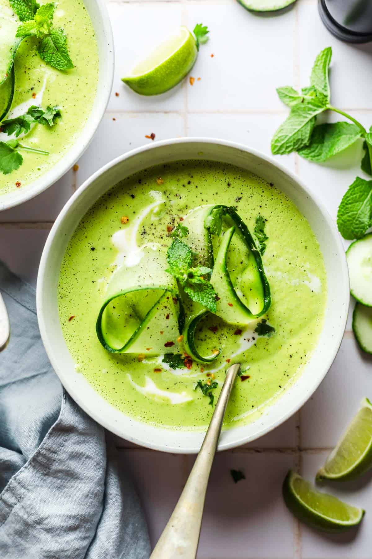kalte gurken suppe ohne avocado