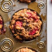 vegane gesunde haferflocken muffins ohne mehl