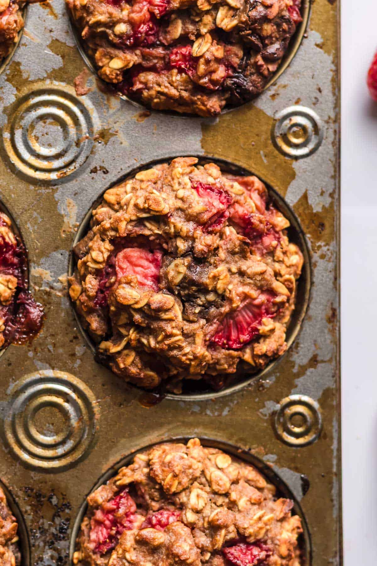 vegane gesunde haferflocken muffins ohne mehl