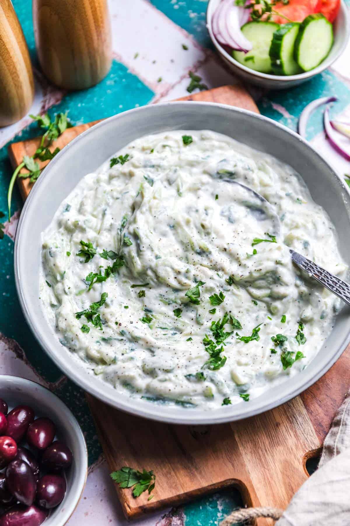 veganer zaziki rezept