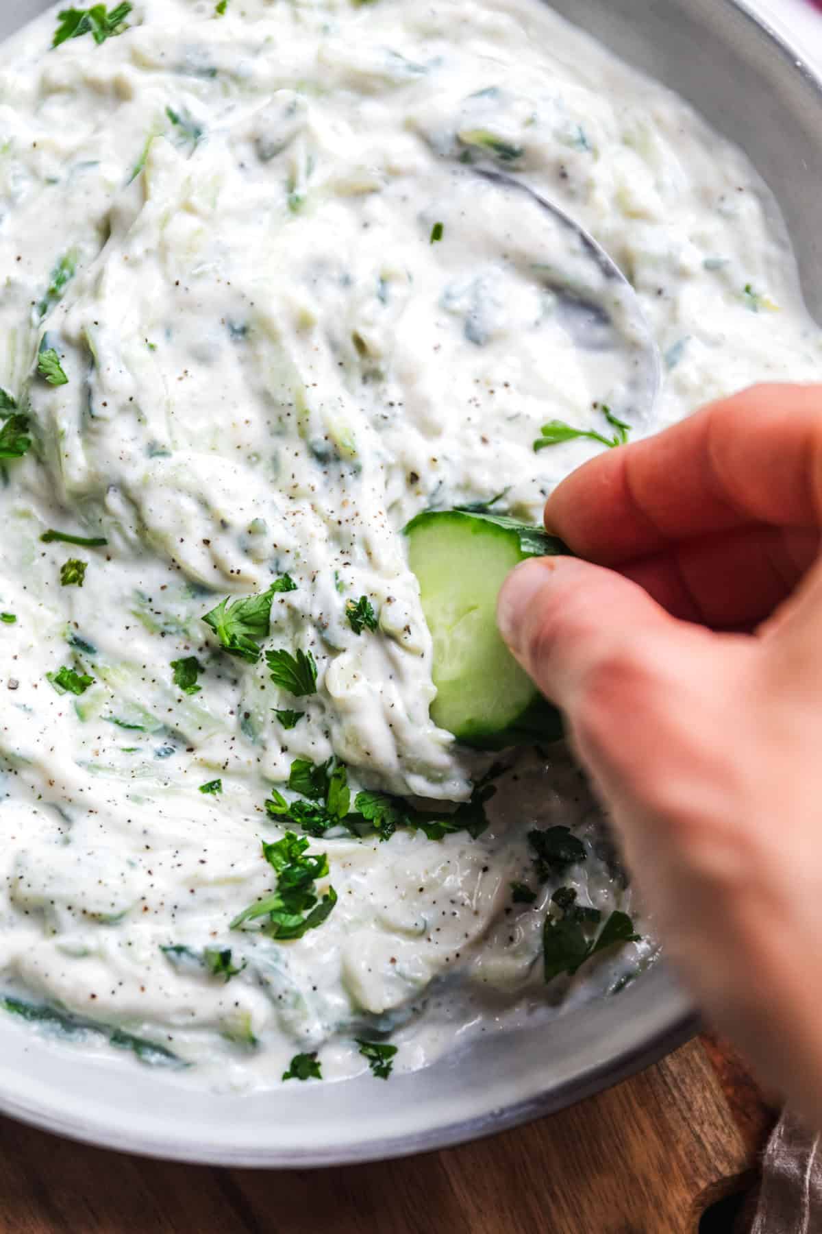 rezept für veganer zaziki