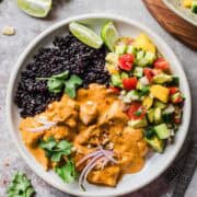 veganes butter chicken tofu