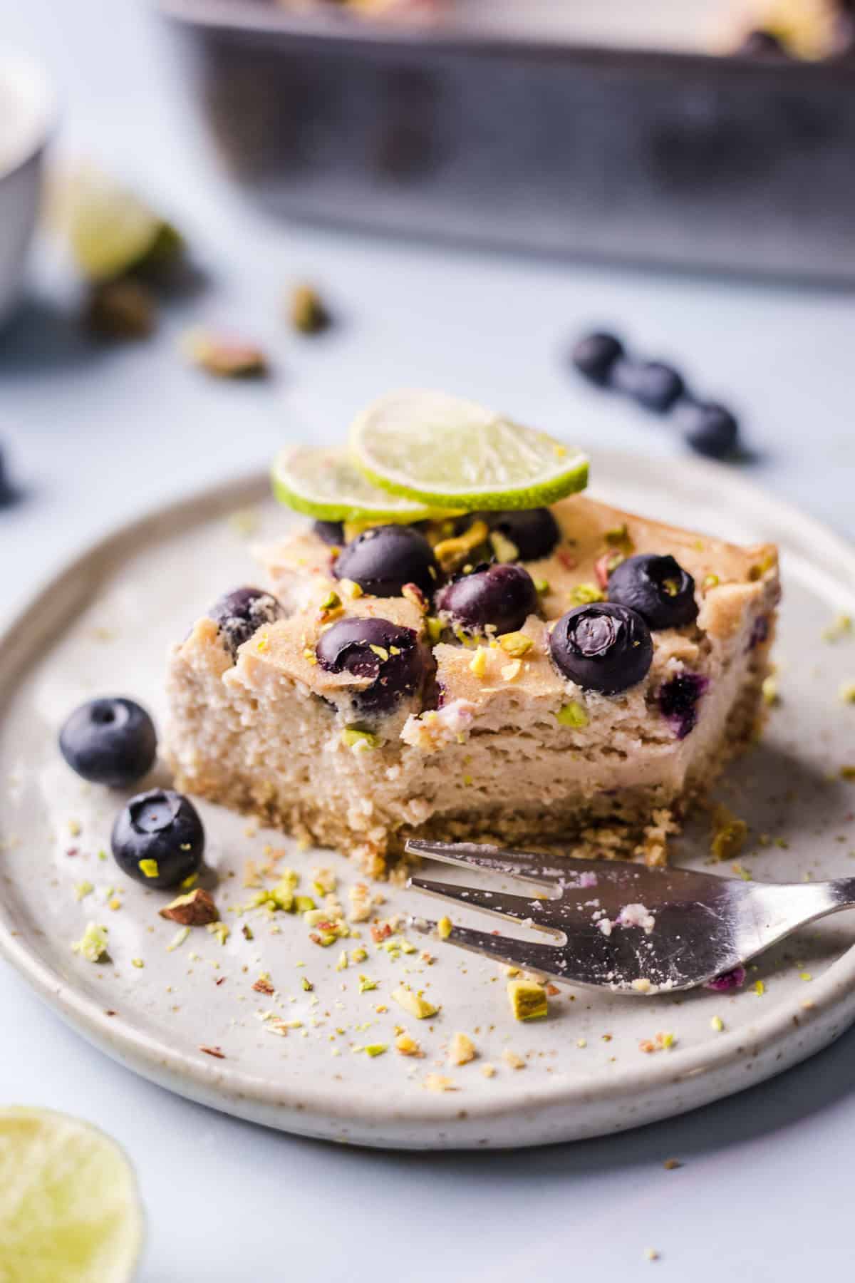veganer protein käsekuchen ohne zucker