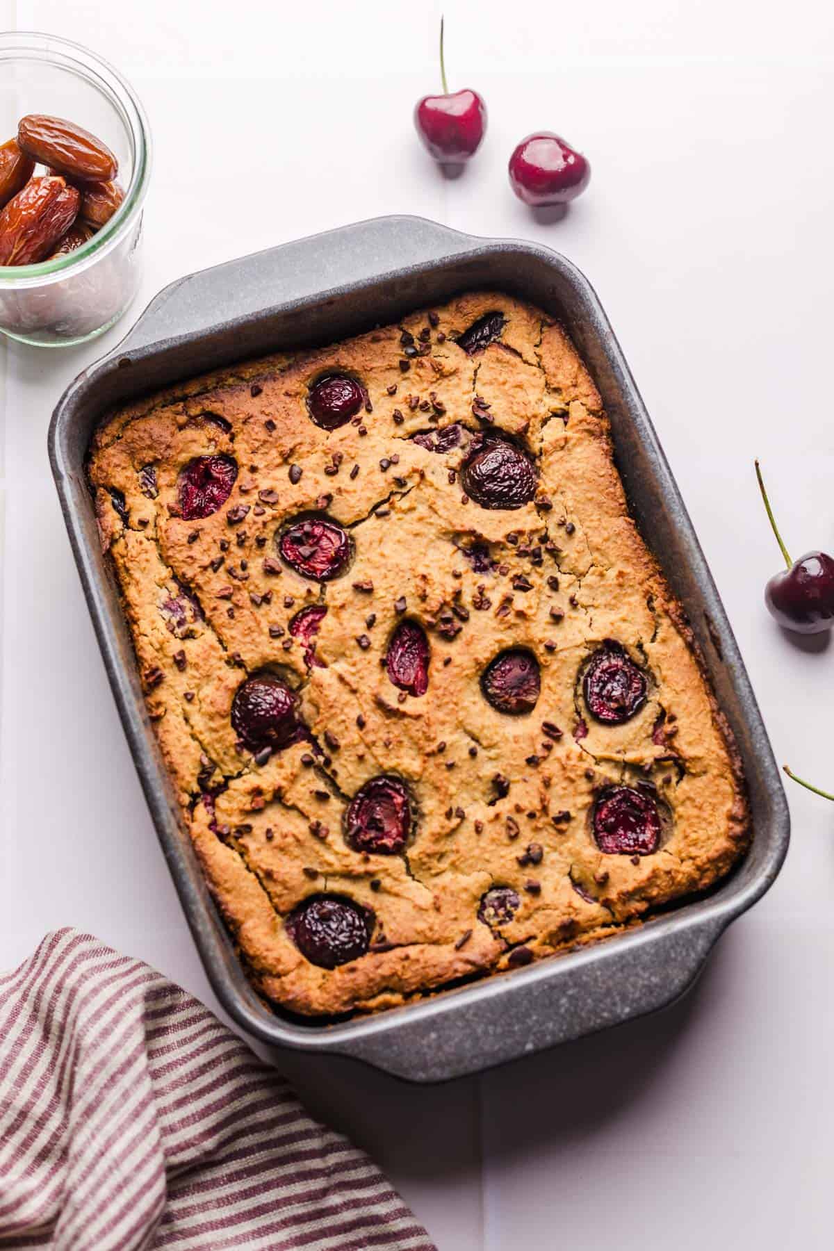 gebackene vegane blondies ohne zucker