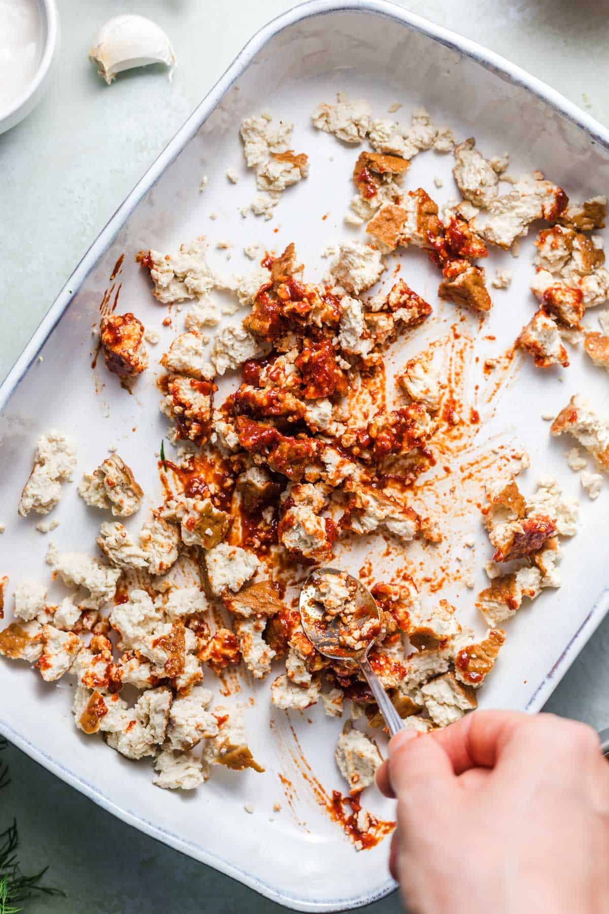 marinierter räuchertofu