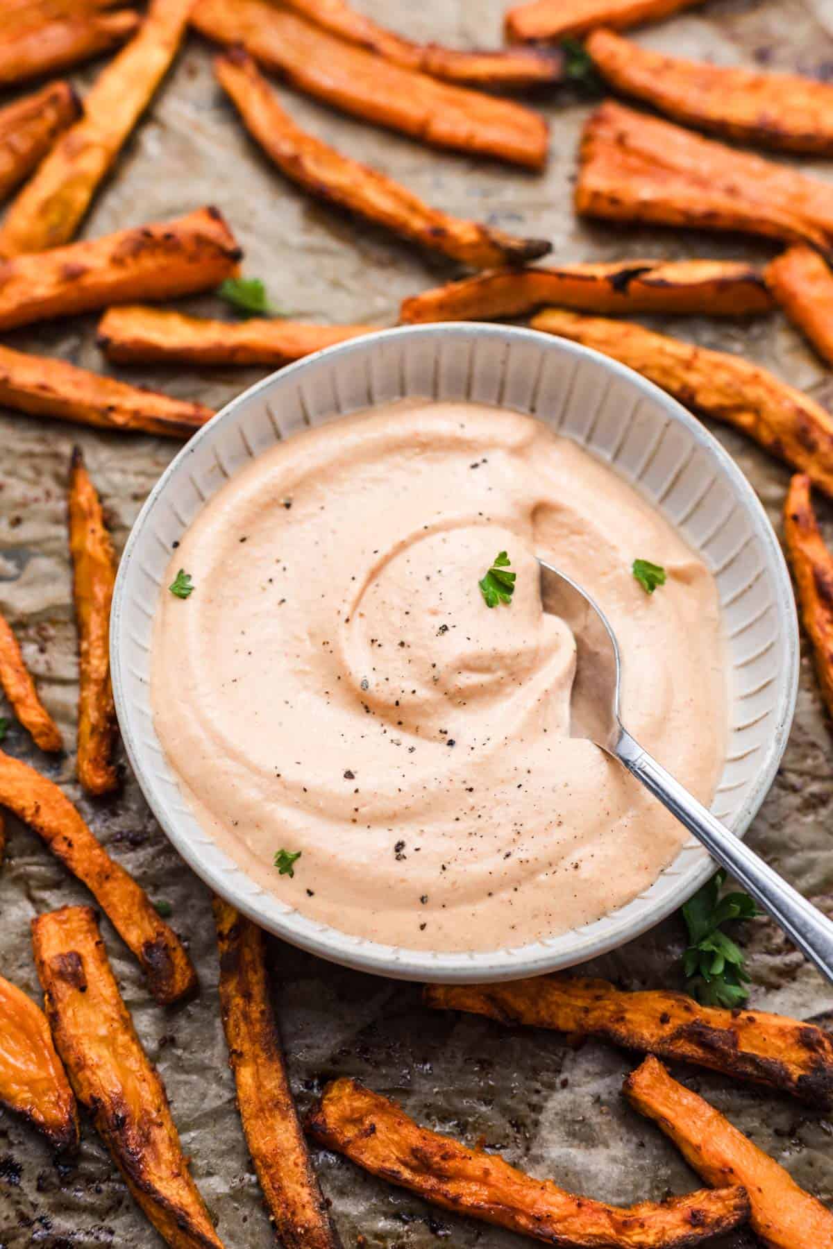 gesunde vegane burgersoße ohne mayo