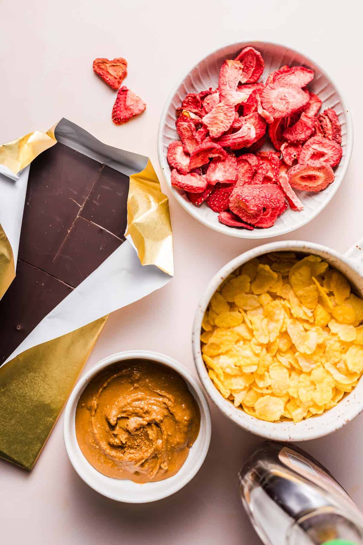 zutaten für vegane schoko crossies rezept mit erdnussbutter