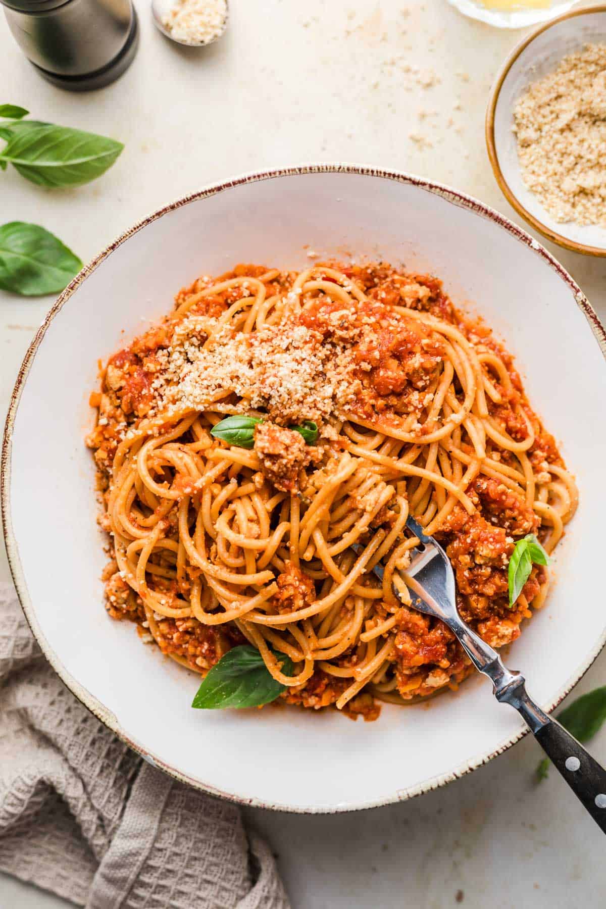 einfaches vegetarische bolognese rezept mit tofu hack