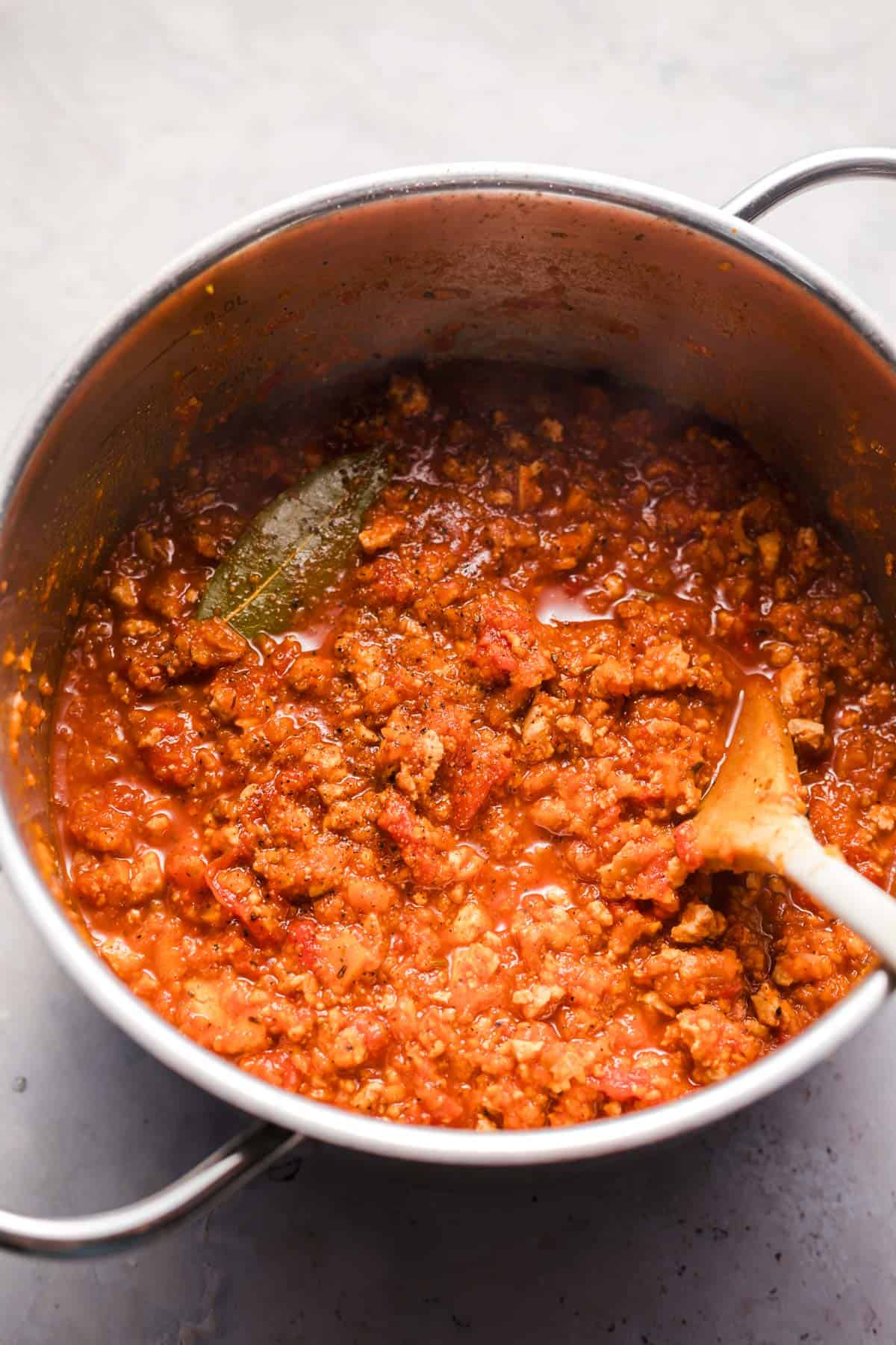 selbstgemachte tofu bolognese