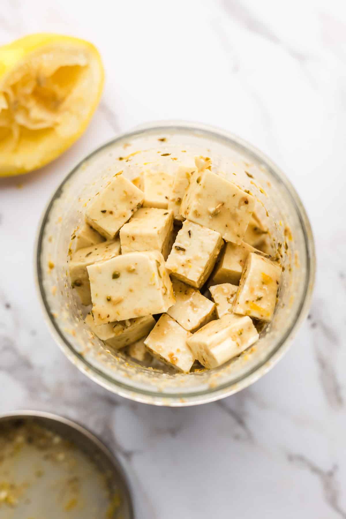 veganer tofu feta selber machen