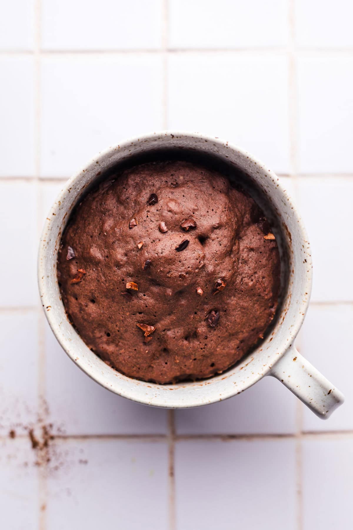schneller kuchen für eine person aus der mikrowelle