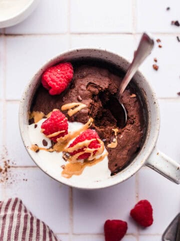 veganer mikrowellenkuchen ohne ein und milch