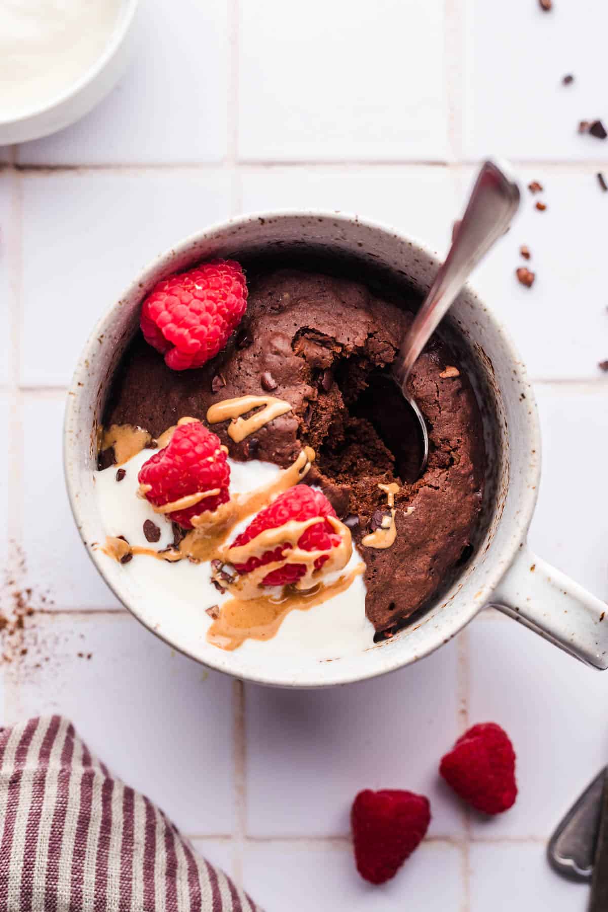 veganer mikrowellenkuchen ohne ein und milch