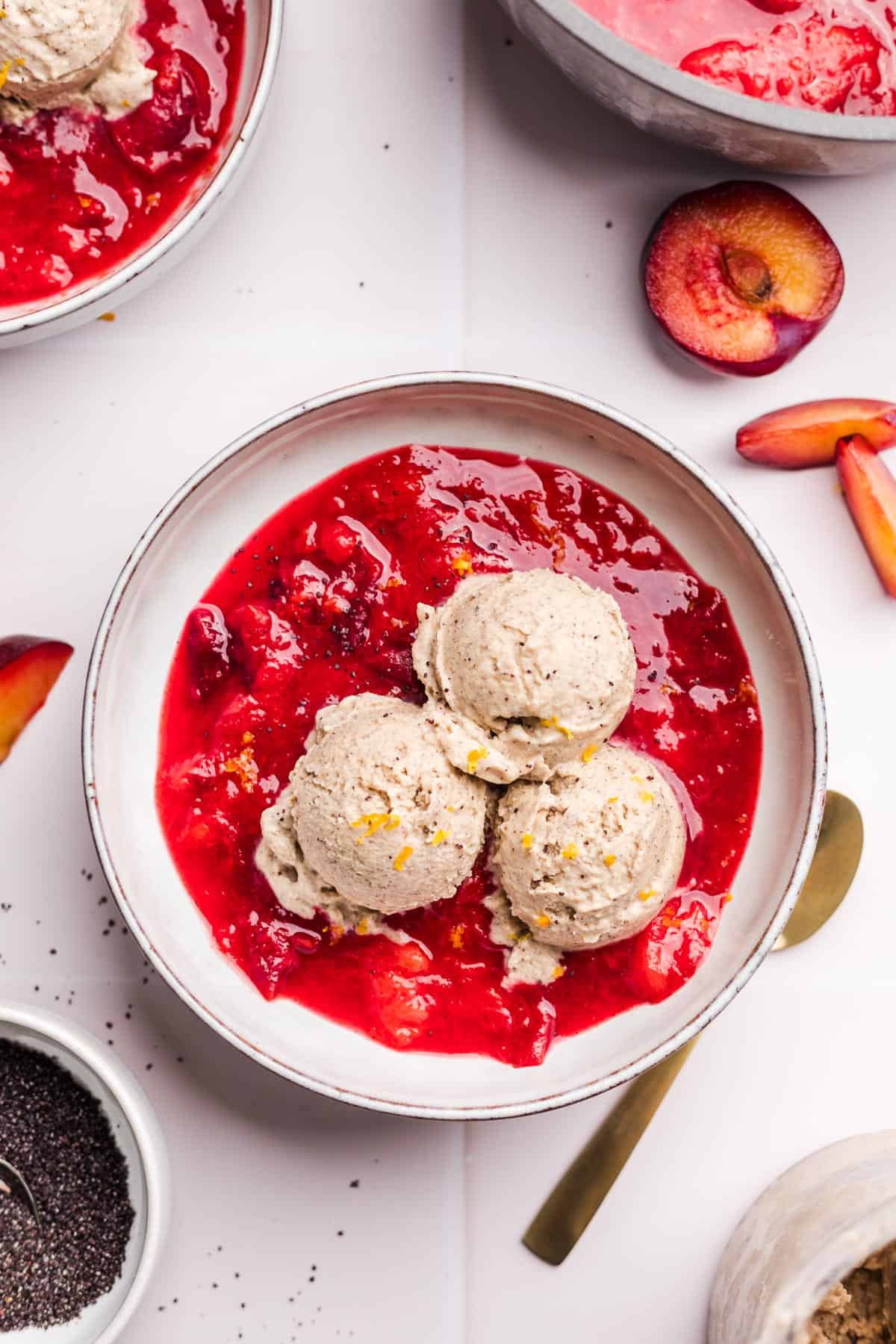 mohneis vegan ninja creami rezept