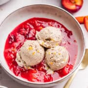 veganes eis mit mohn und kokosmilch ohne zucker