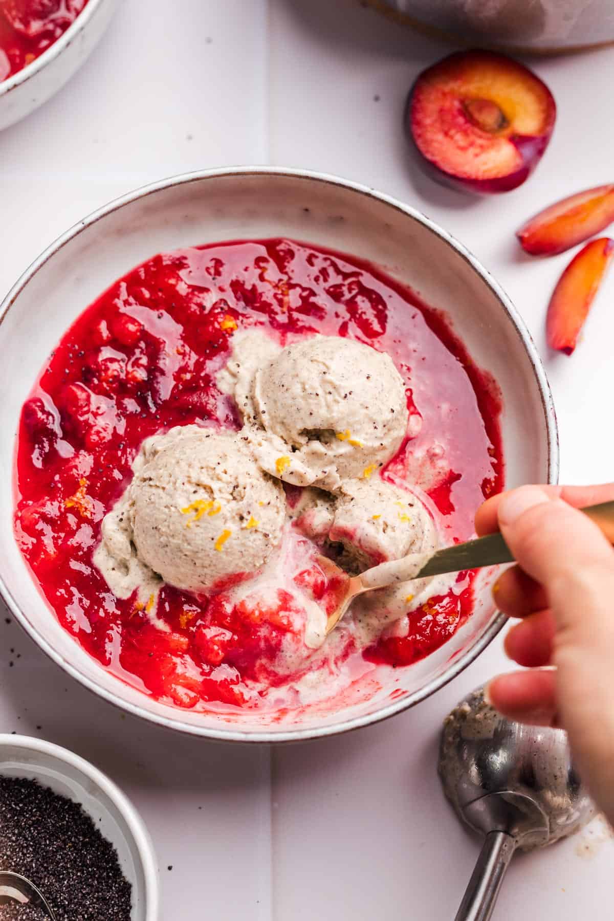zuckerfreies eis vegan aus dem ninja creami