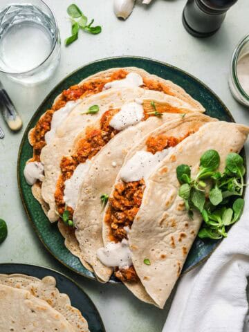herzhafte gefüllte pfannkuchen vegan