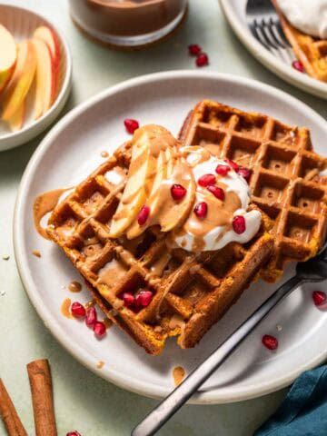 zuckerfreies kürbis waffeln rezept ohne mehl