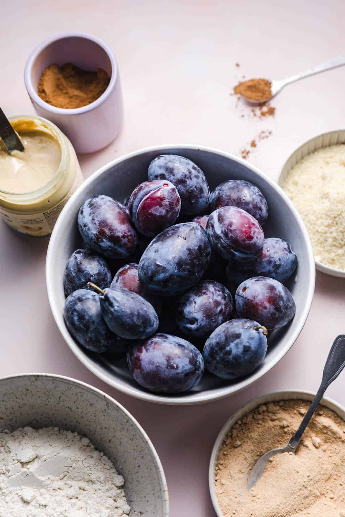 zutaten für zuckerfreien zwetschgenkuchen