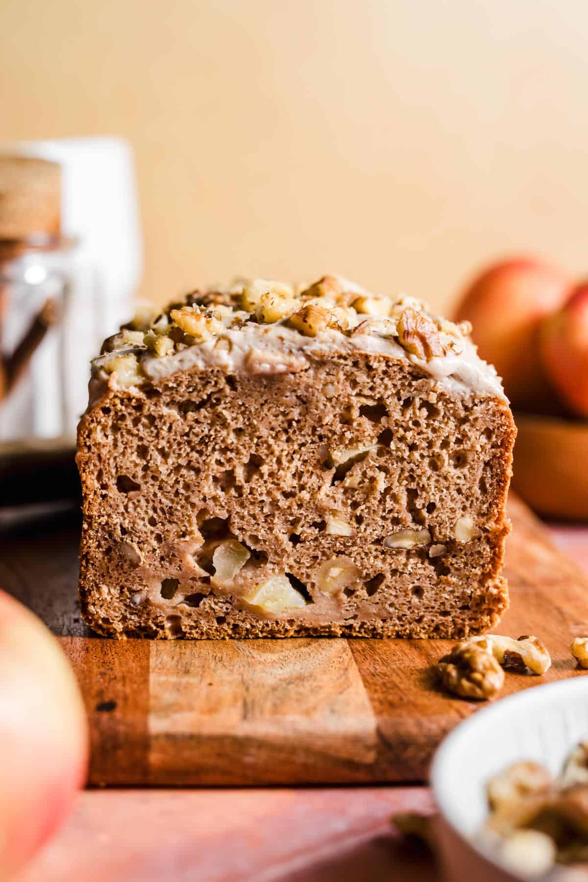 gesundes veganes apfelbrot ohne zucker und öl