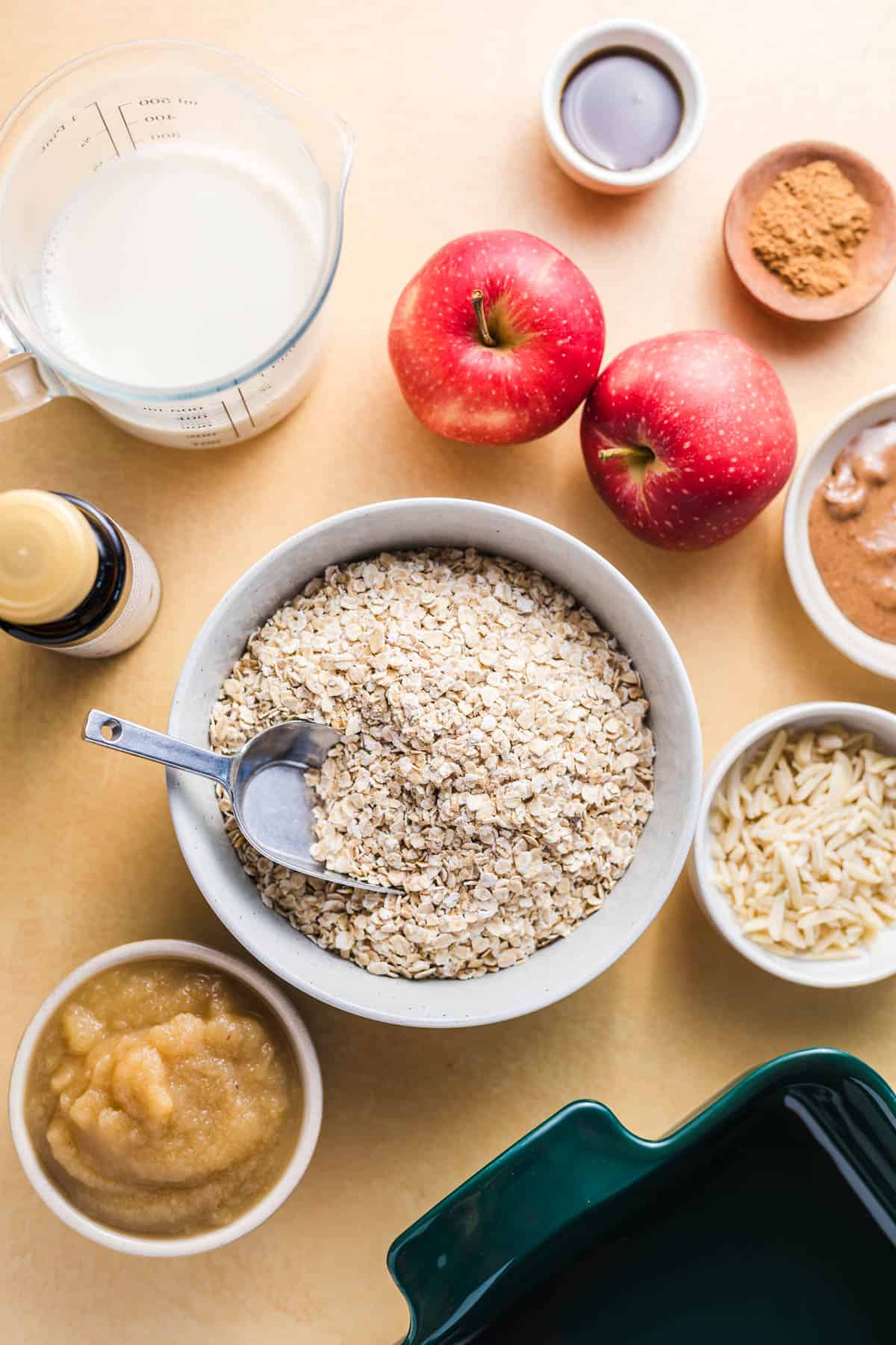 zutaten für apfel porrdige aus dem ofen ohne Zucker