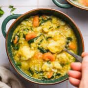einfache curry linsensuppe mit roten linsen