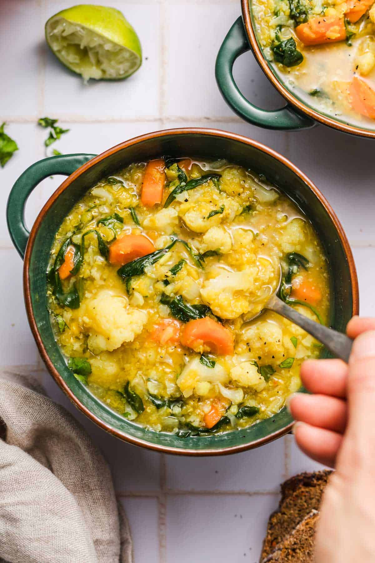 einfache curry linsensuppe mit roten linsen